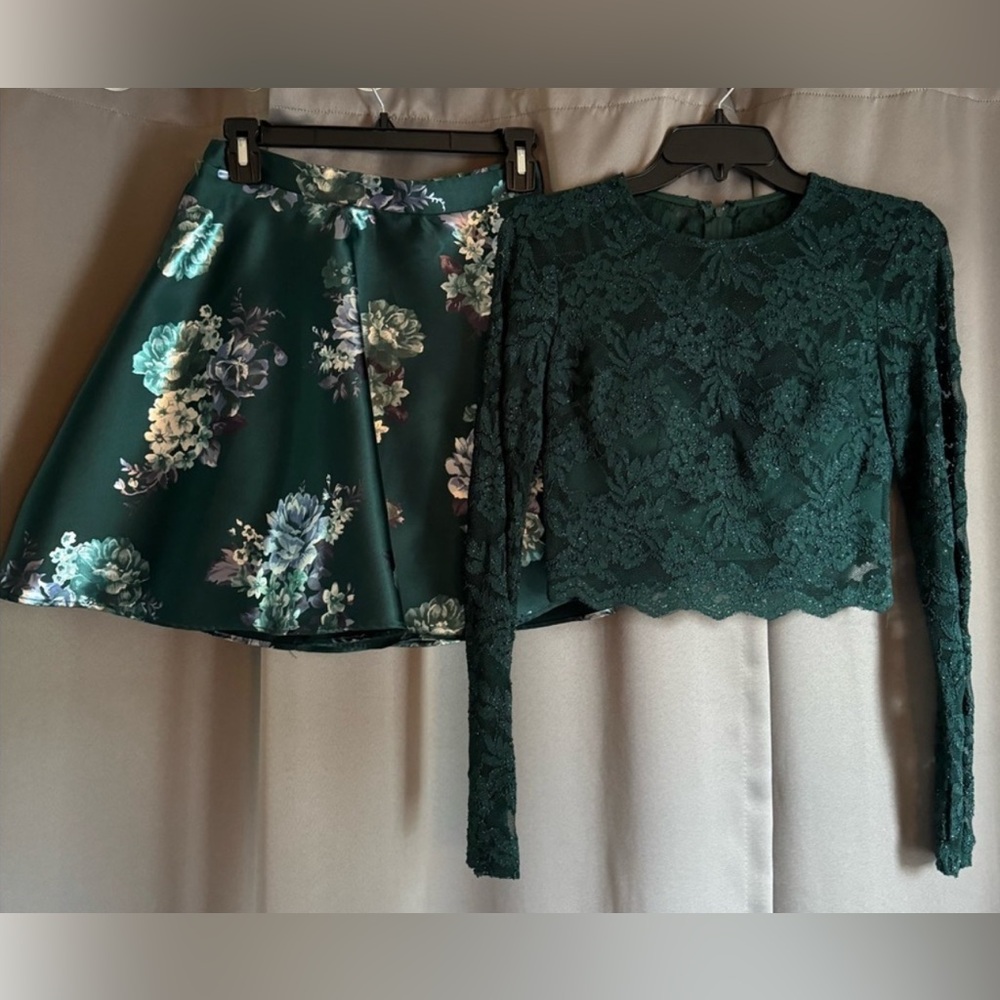 Two Piece Homecoming Dress